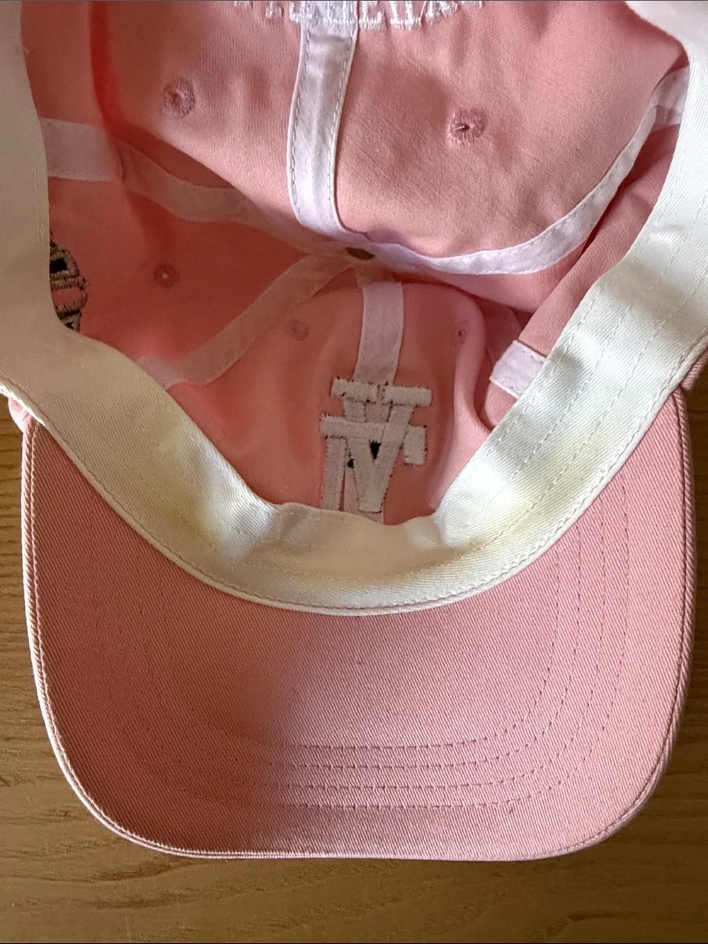 Kill the Hype Pink Embroidered LA Baseball Cap